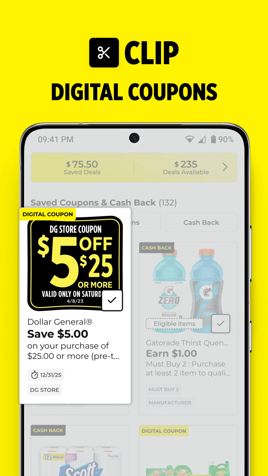 Скріншот Dollar General-Digital Coupons 3