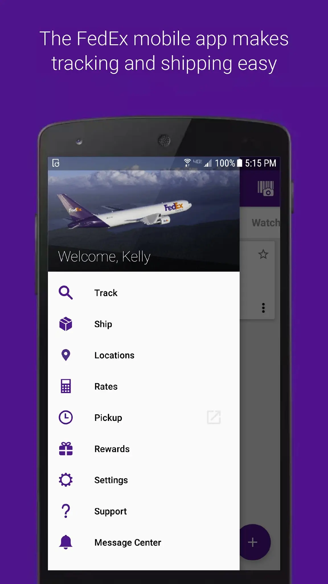 Captura de pantalla FedEx Mobile 1