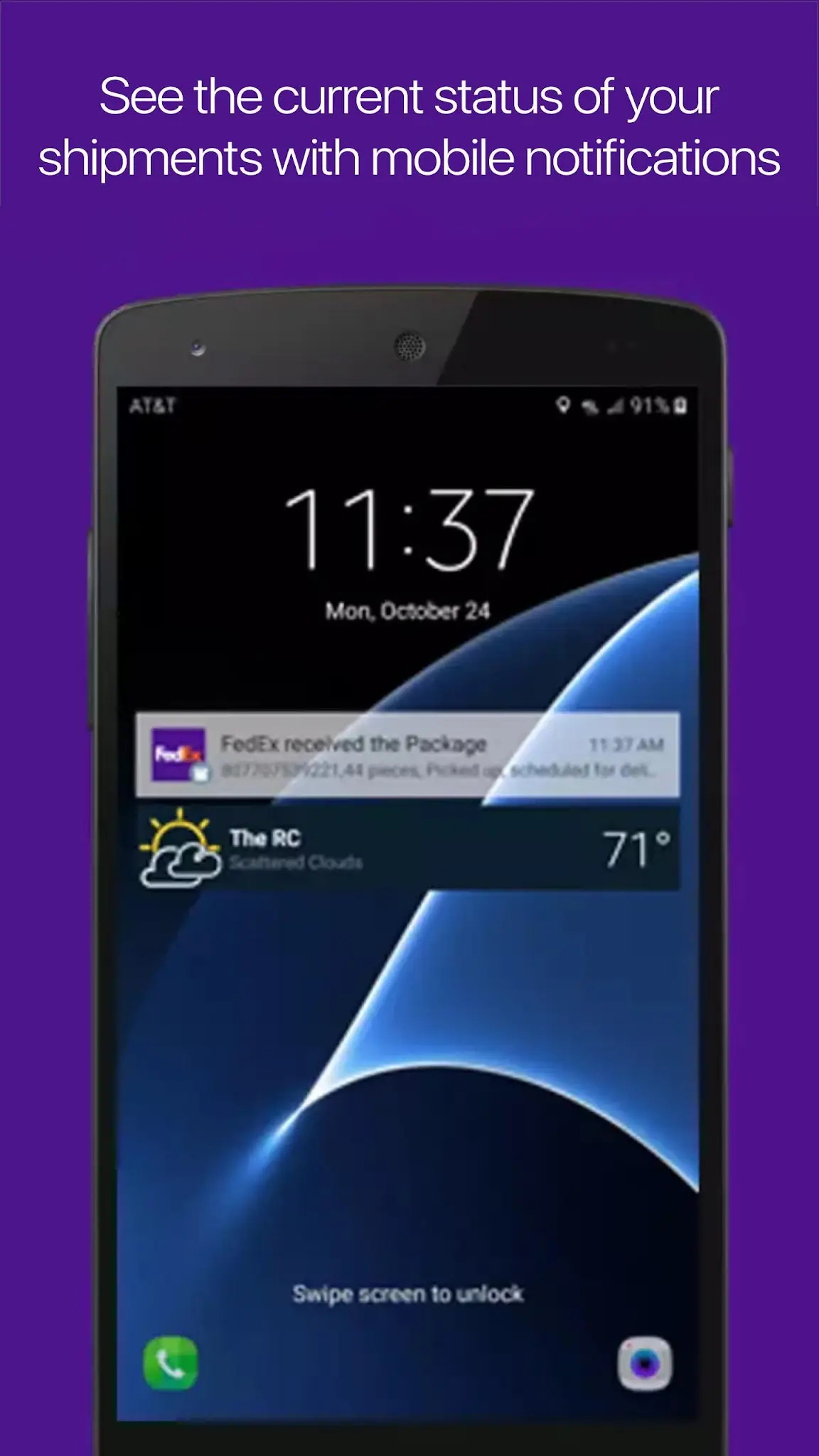 Captura de pantalla FedEx Mobile 7