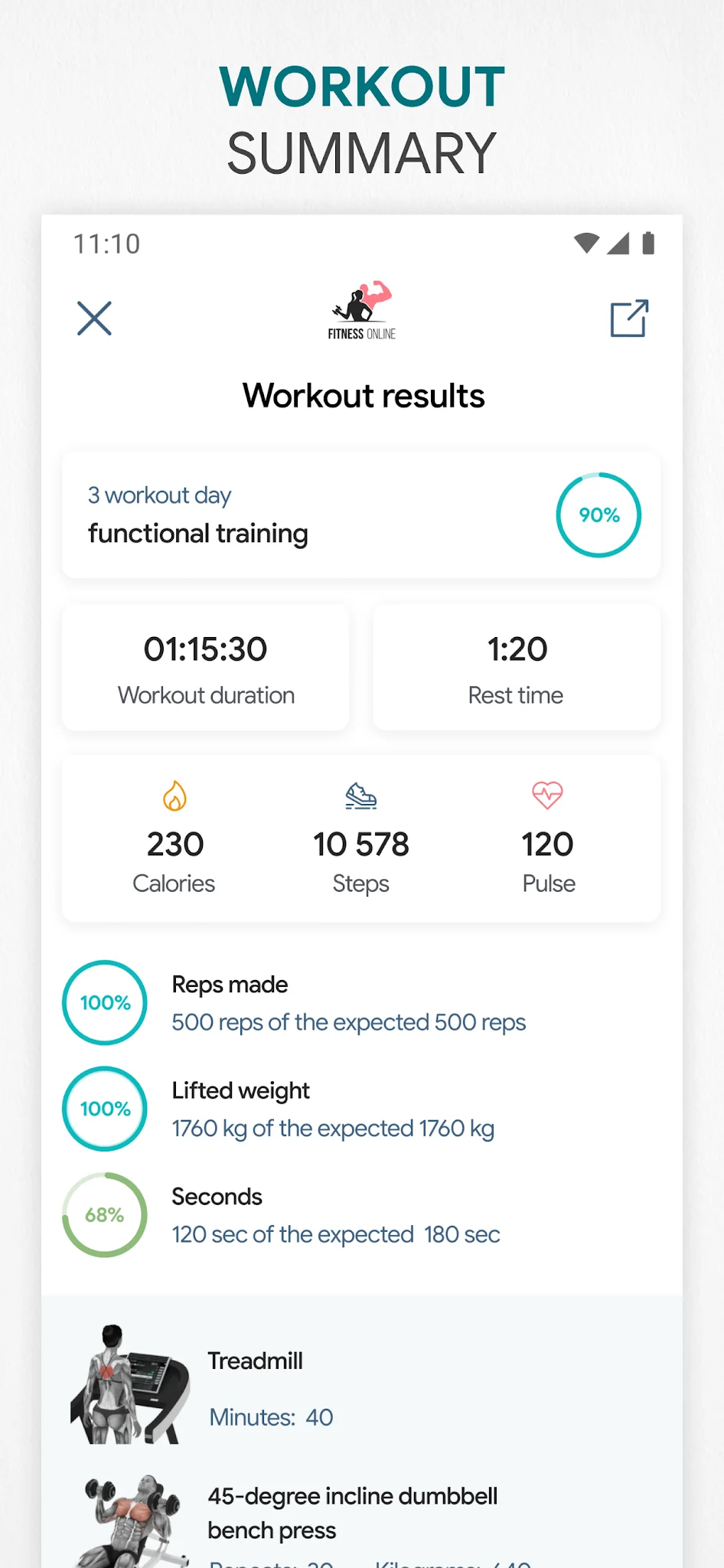 Screenshot Fitness App—Muscle Gym Workout 8