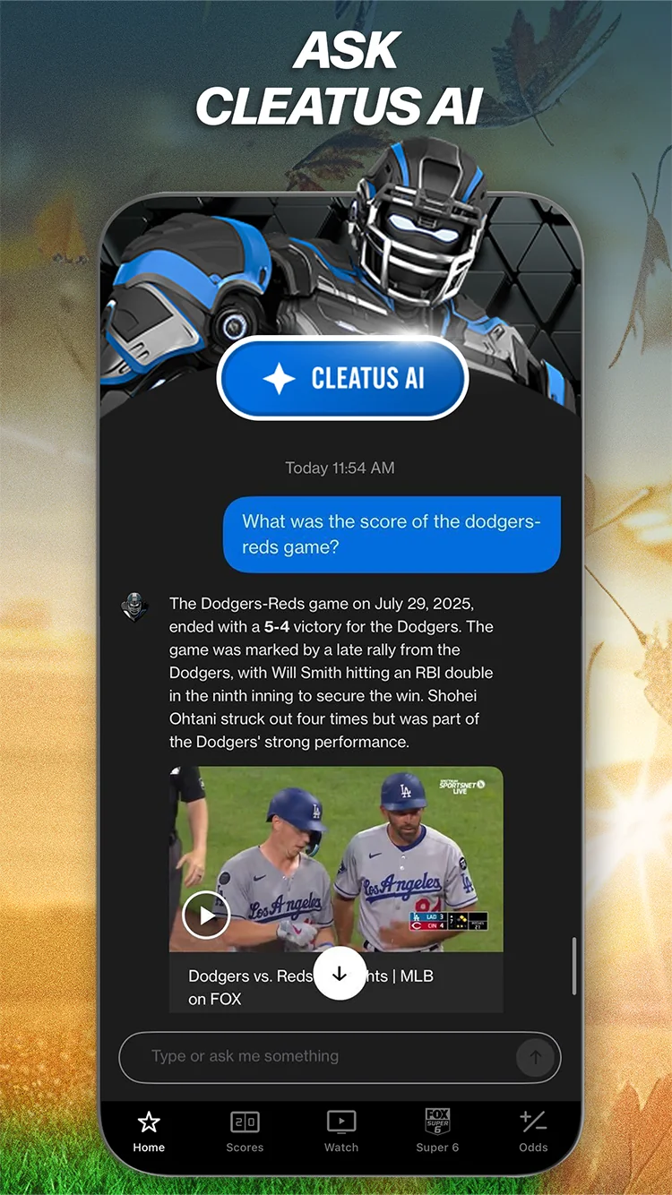 Captura de pantalla FOX Sports: Watch Live Games 4