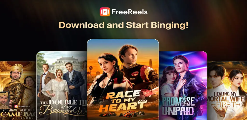 FreeReels - ดราม่า & รีลส์ แอป ภาพปกสำหรับ Android