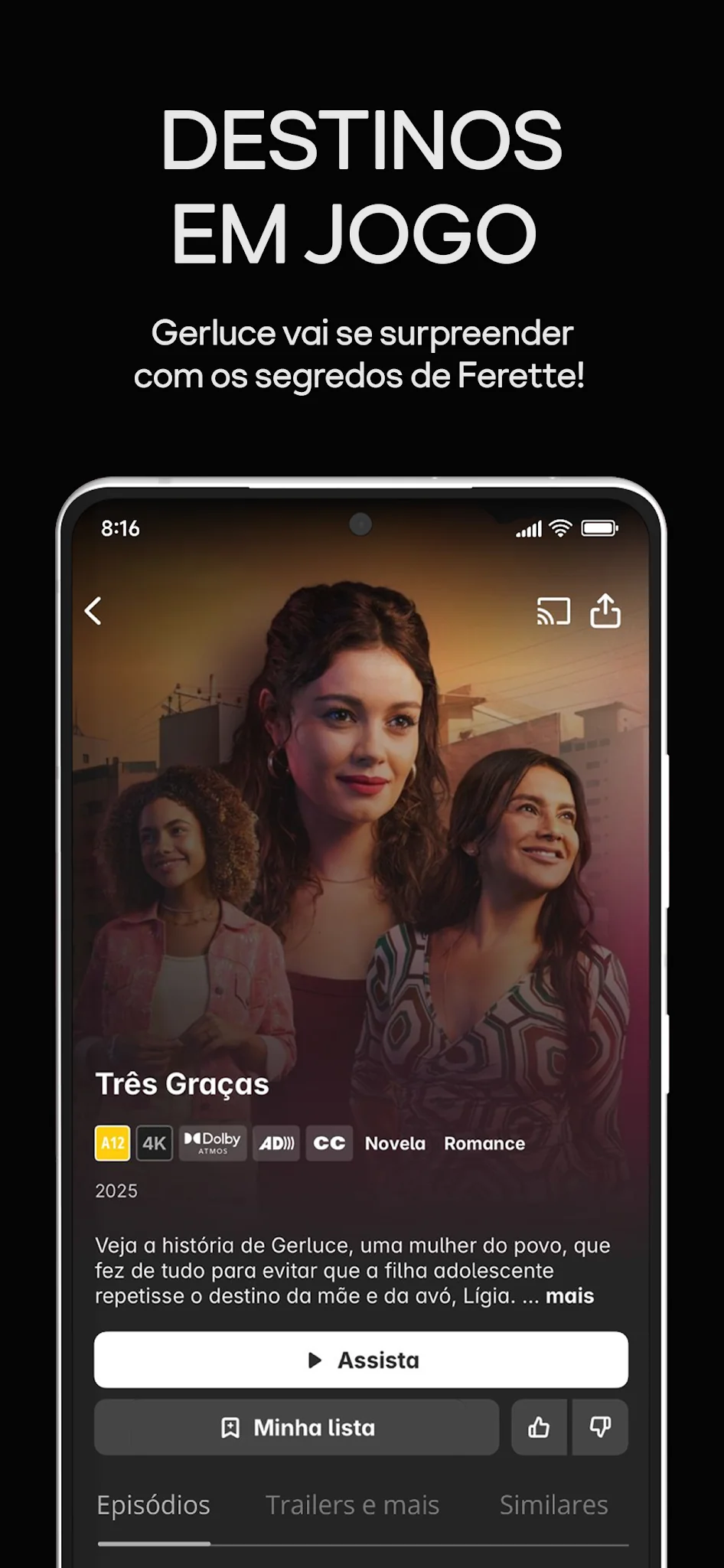 ภาพหน้าจอ Globoplay: Novelas, séries e + 6