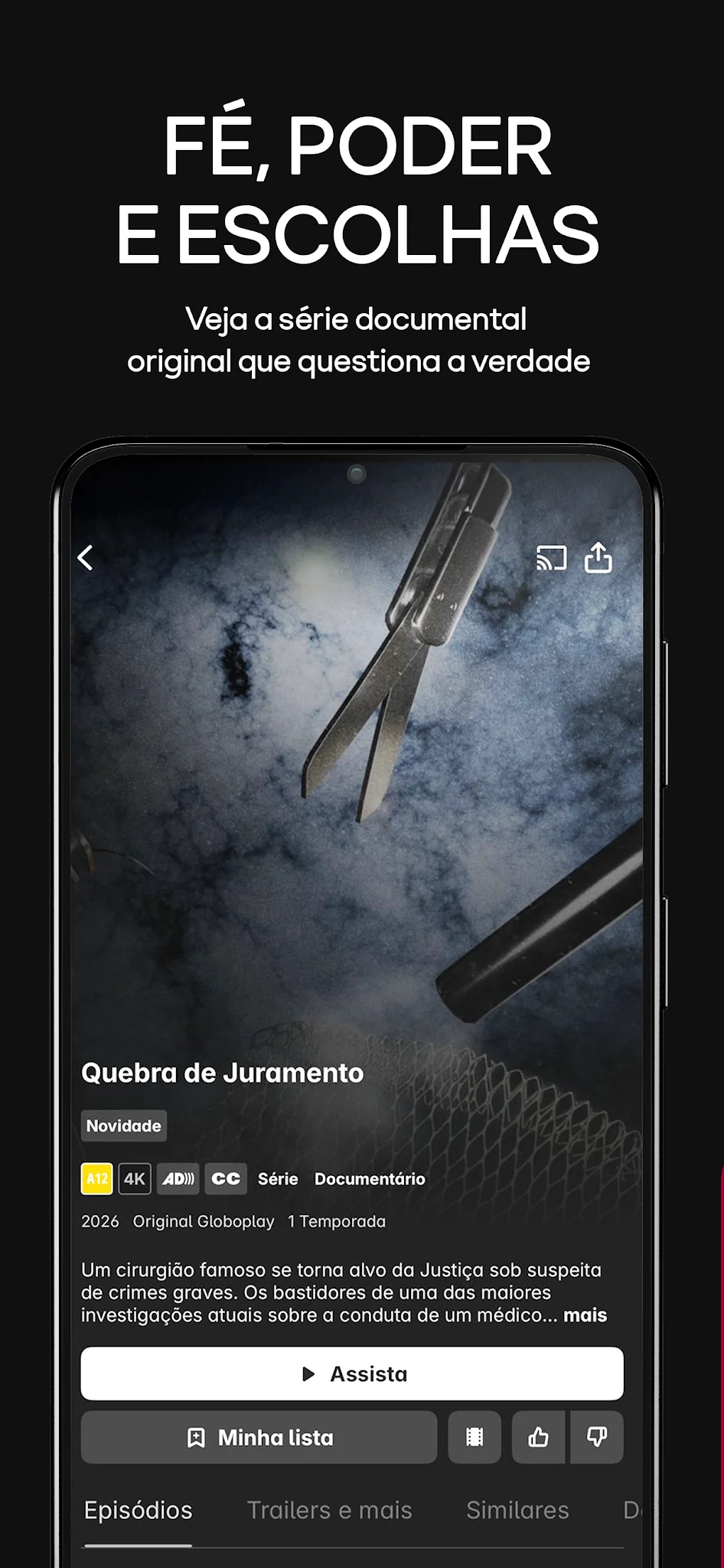 ภาพหน้าจอ Globoplay: Novelas, séries e + 8