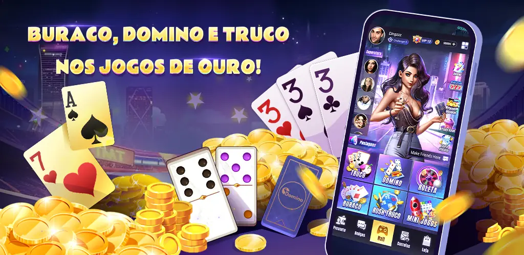 Golden Truco: Domino&Buraco joc copertă pentru Android
