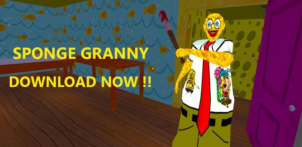 Horror Sponge Granny V1.8 खेल Android के लिए कवर आर्ट