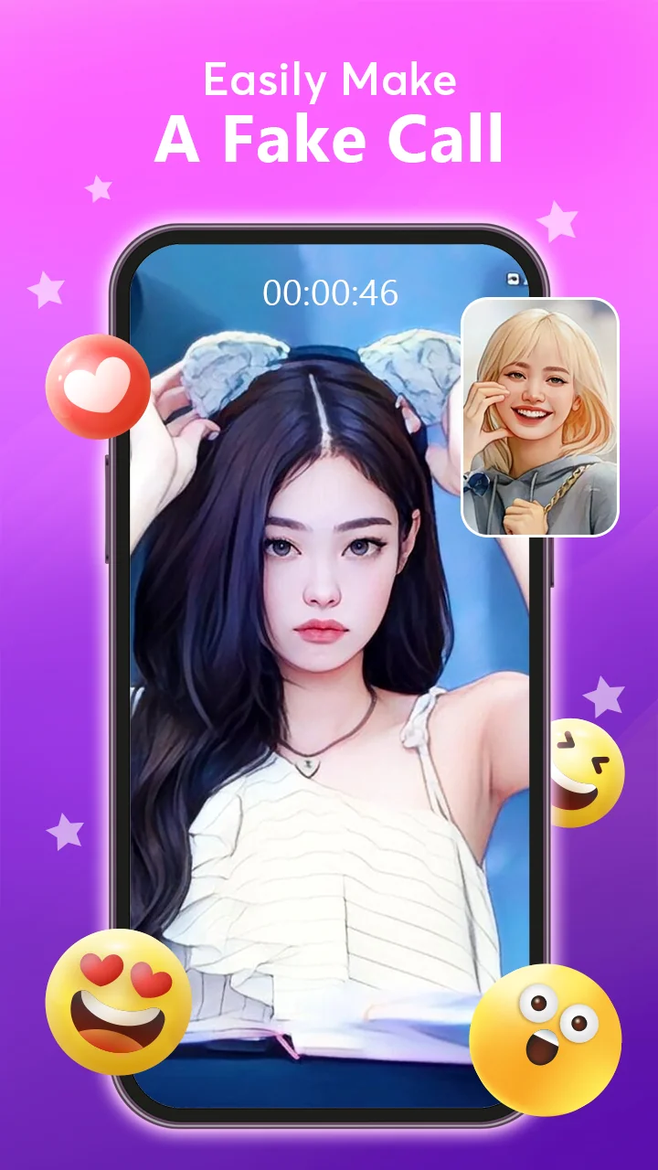 Screenshot Idol Prank Video Call & Chat 2