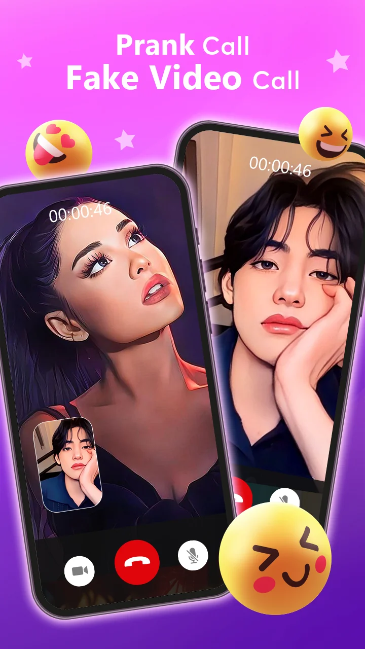 Screenshot Idol Prank Video Call & Chat 4