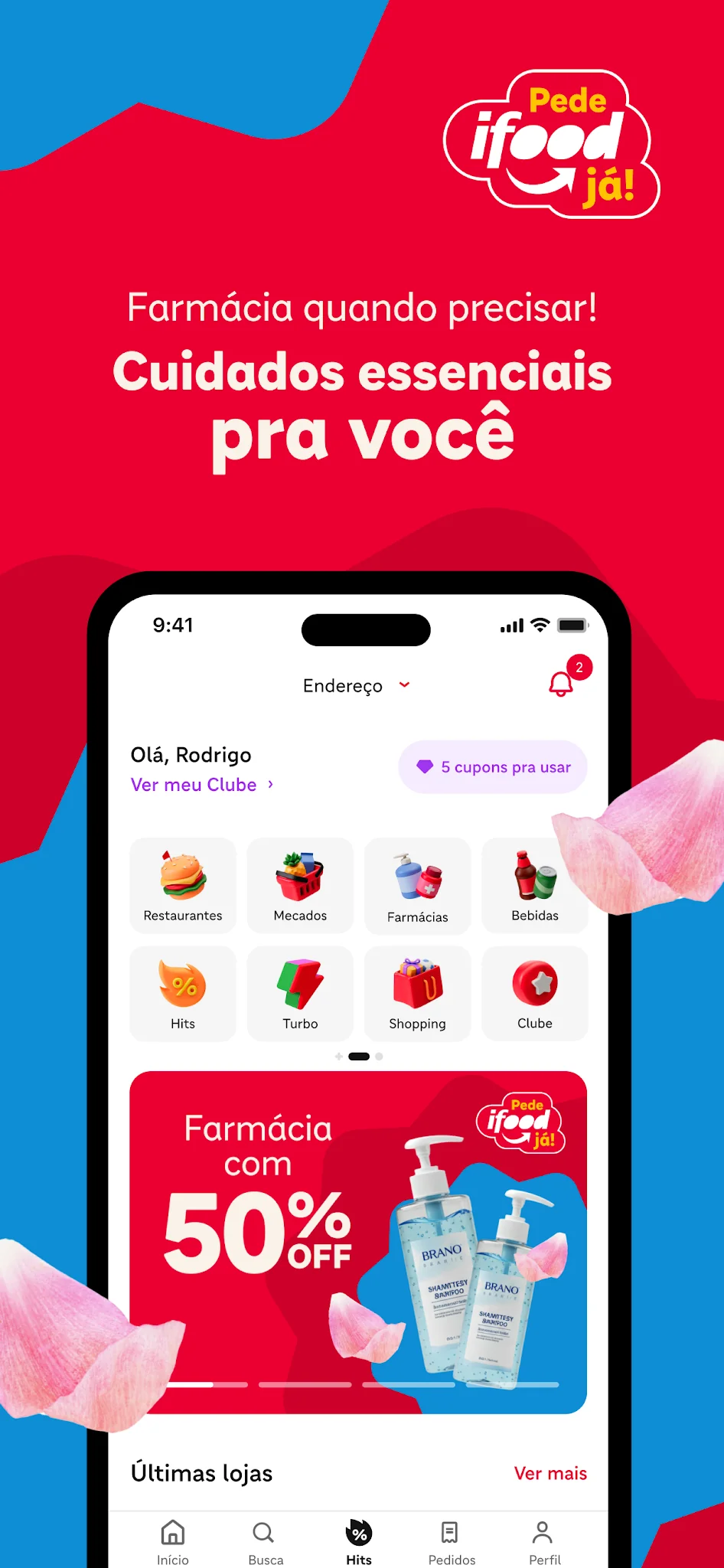 Capture d'écran iFood comida e mercado em casa 4
