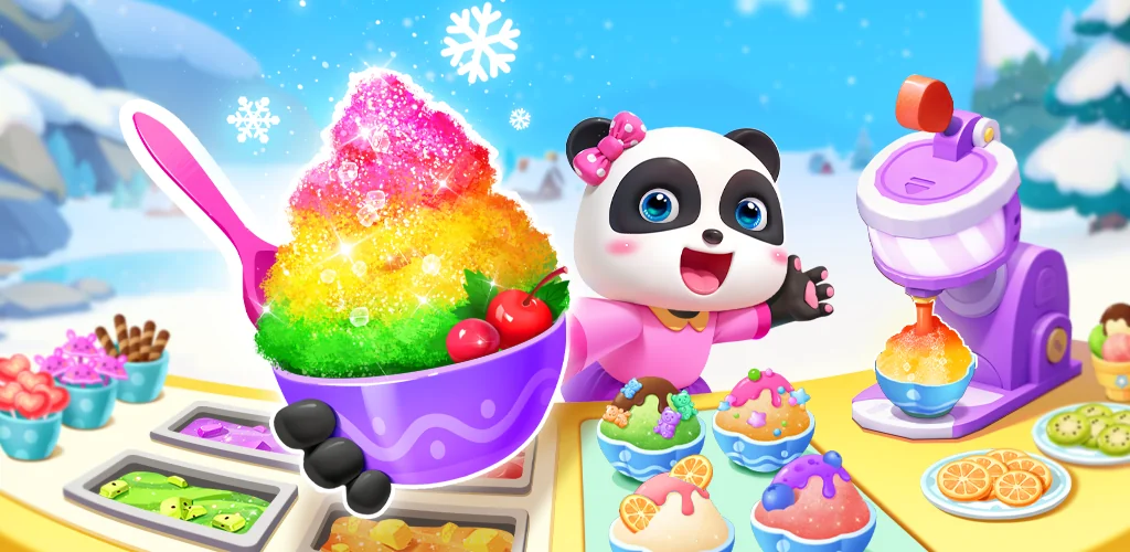 Игра с Мороженым Панды игра обложка для Android