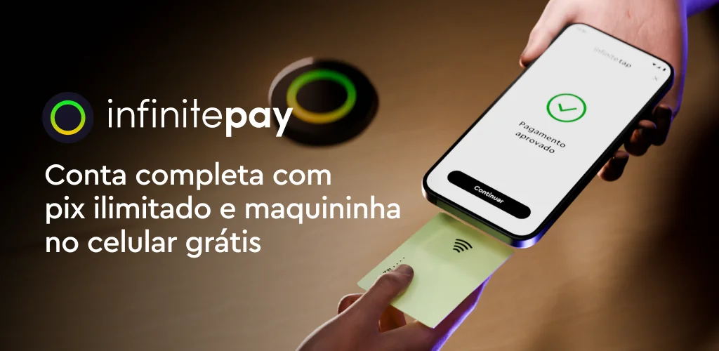InfinitePay Tap, Conta, Cartão अनुप्रयोग Android के लिए कवर आर्ट