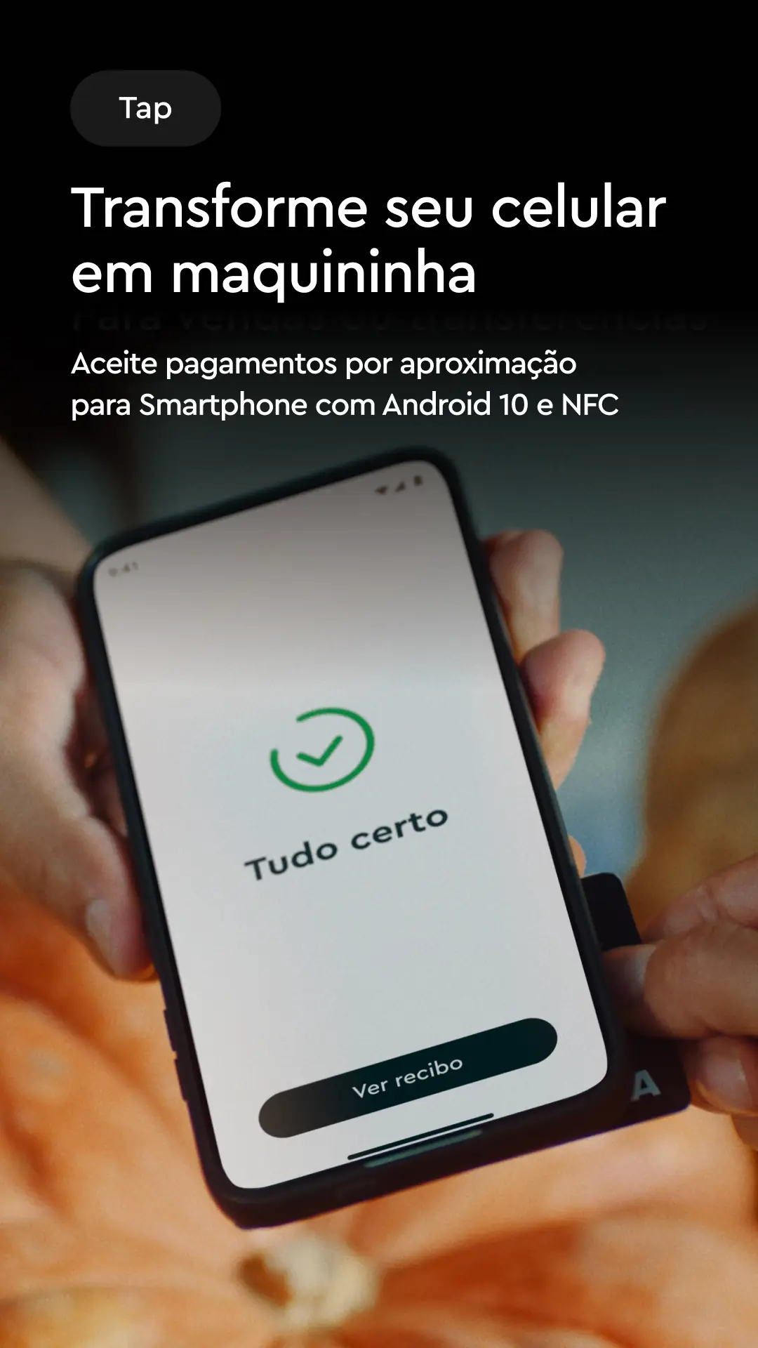 Screenshot InfinitePay Tap, Conta, Cartão 1