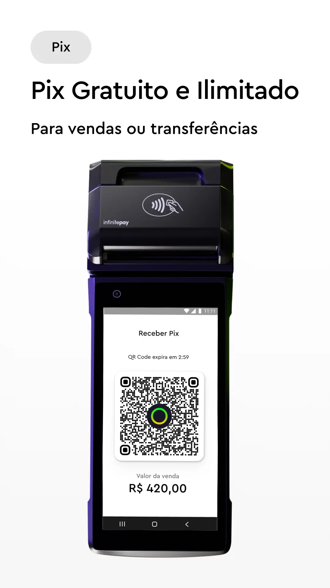 Screenshot InfinitePay Tap, Conta, Cartão 4