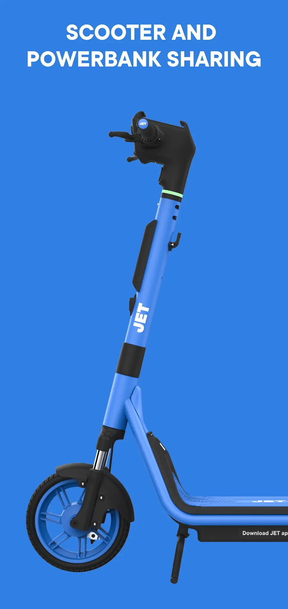 Screenshot JET – scooter sharing 1