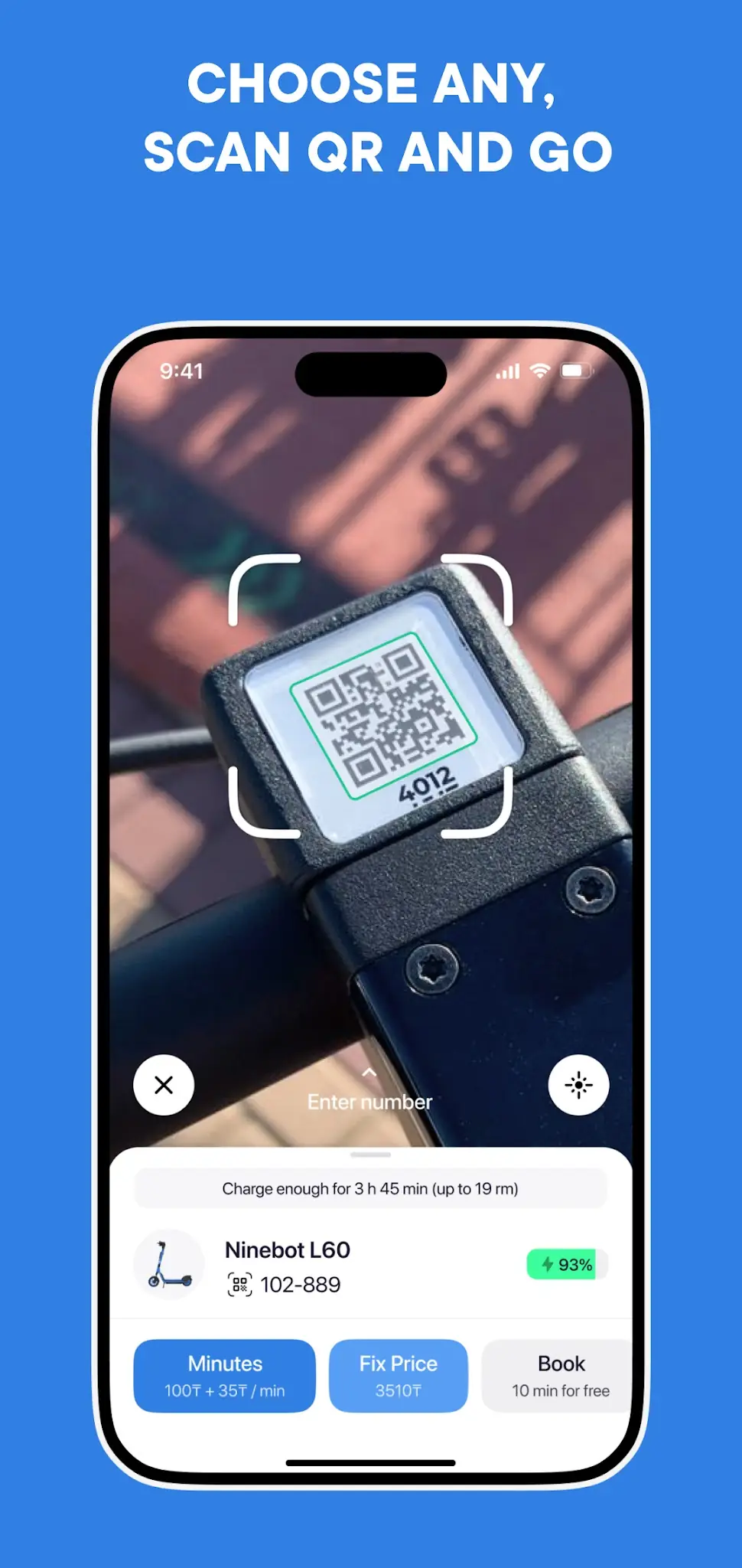 Screenshot JET – scooter sharing 4