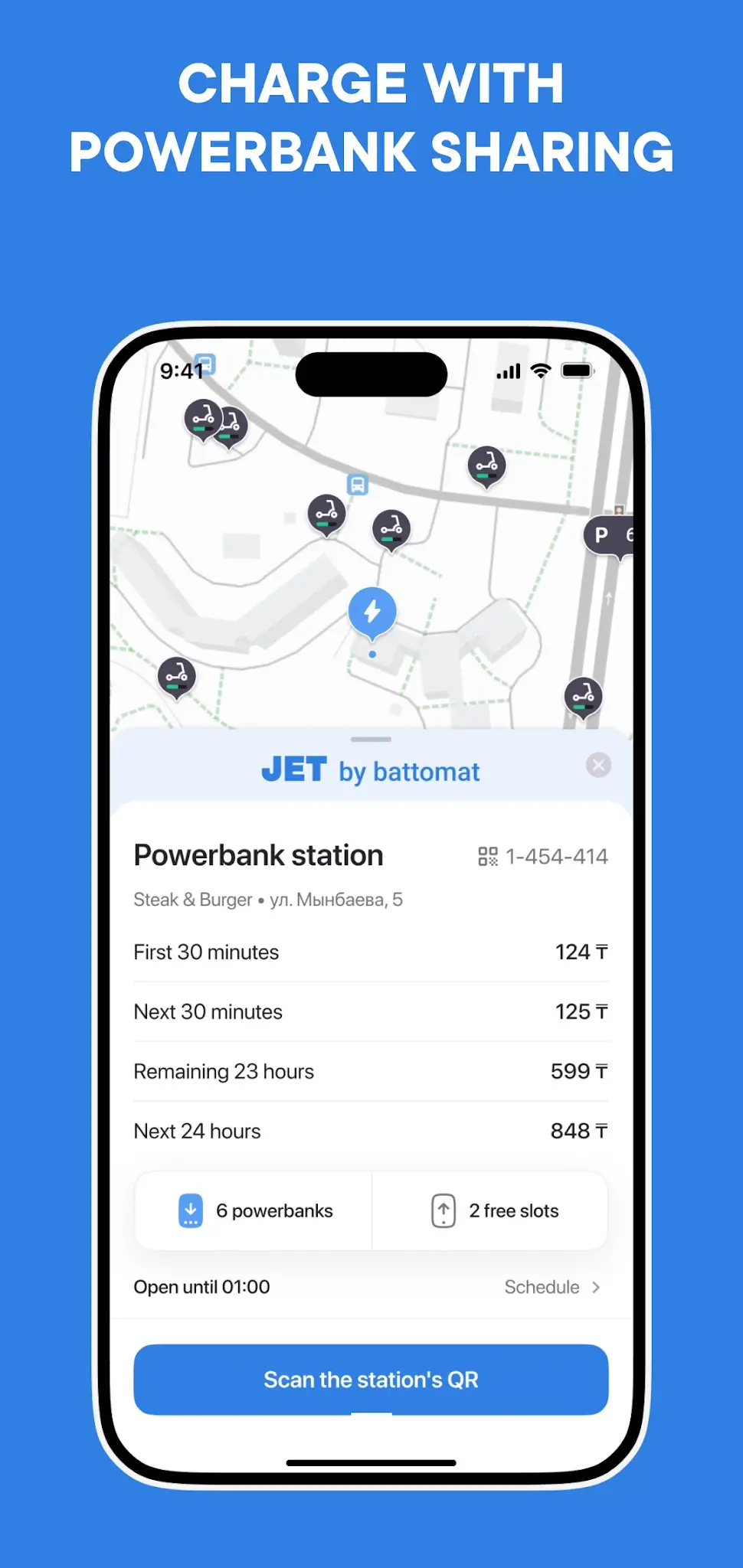 Screenshot JET – scooter sharing 6