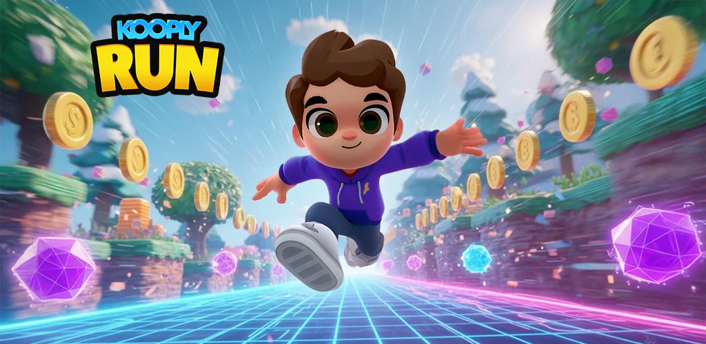 Kooply Run™: Play and Create! Spiel Titelbild für Android