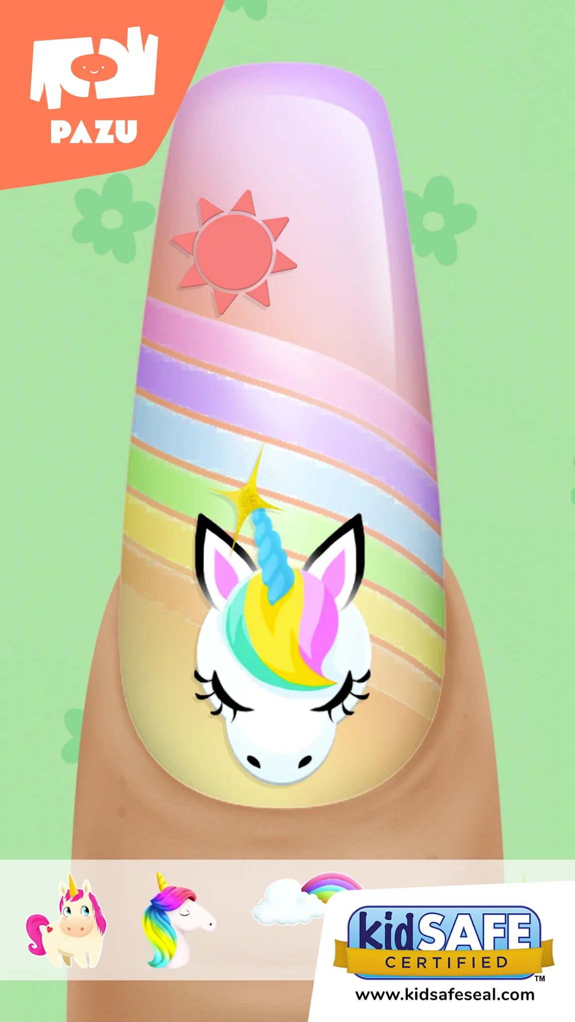 Ekran Görüntüsü Girls Nail Salon - Kids Games 1