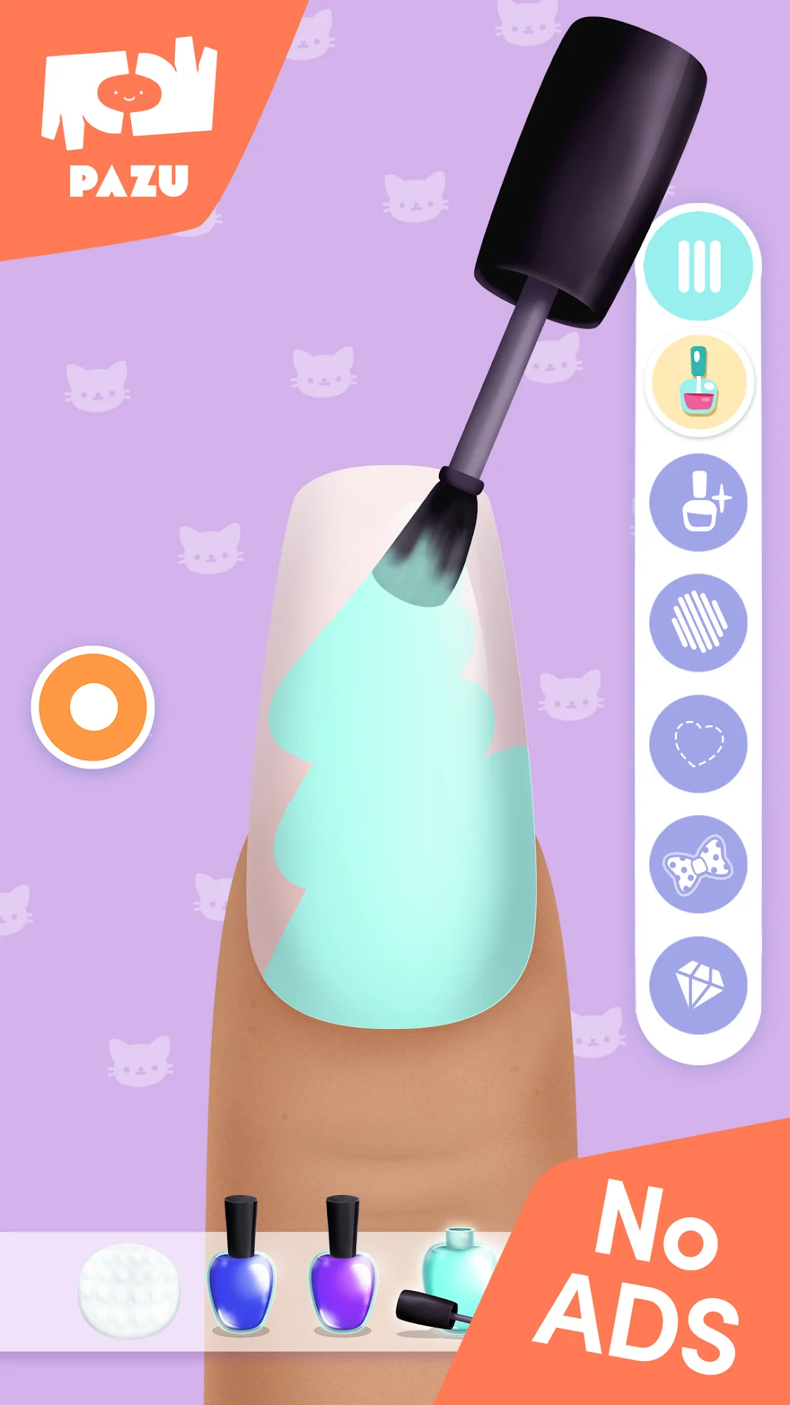 Ekran Görüntüsü Girls Nail Salon - Kids Games 2