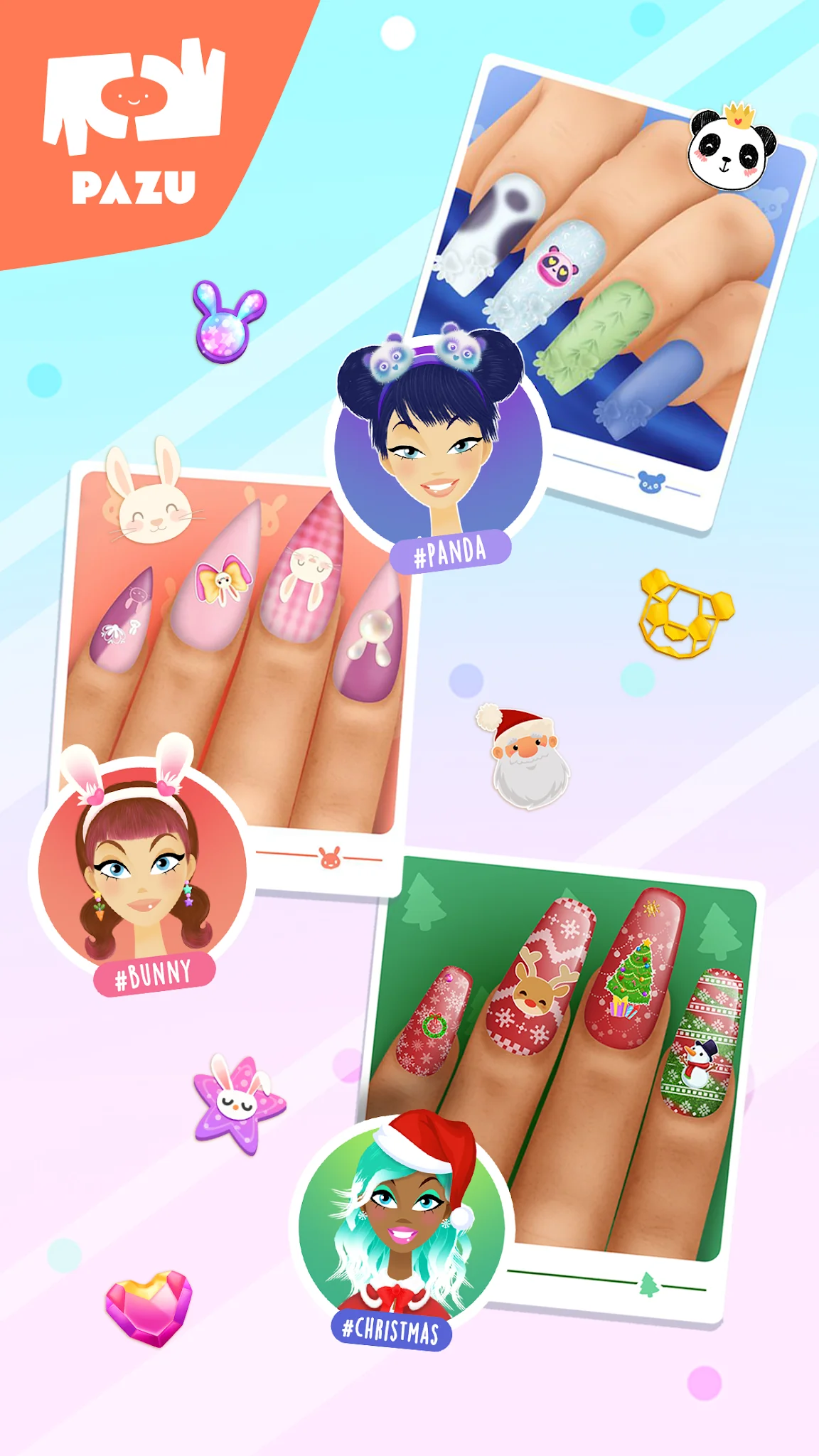 Ekran Görüntüsü Girls Nail Salon - Kids Games 6