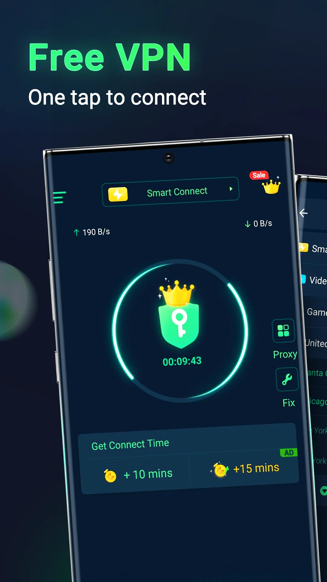 MATE VPN - Security Proxy VPN képernyőkép 1