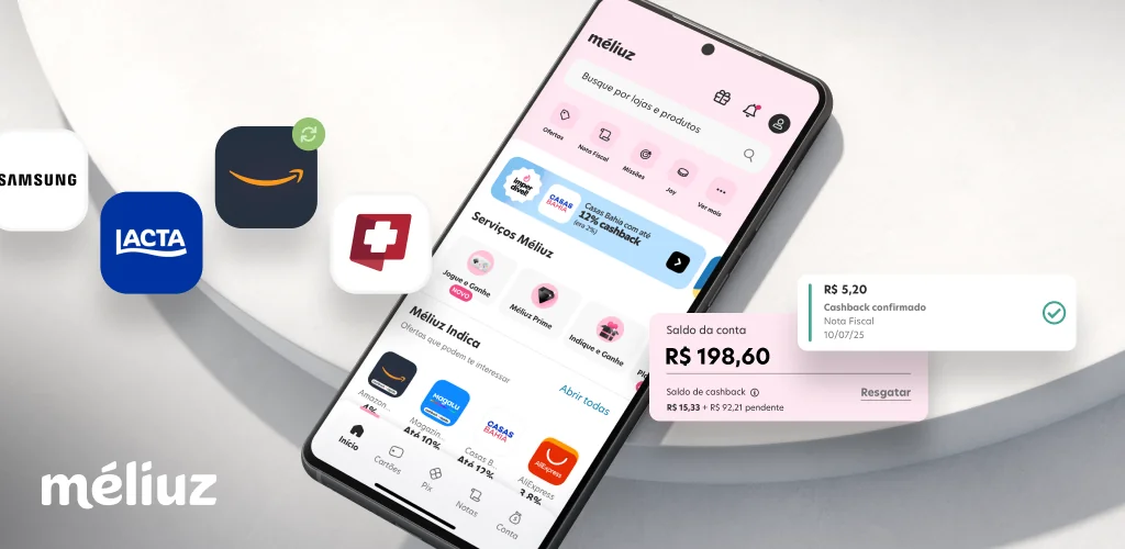 Méliuz: Cashback e Nota Fiscal додаток обкладинка для Android
