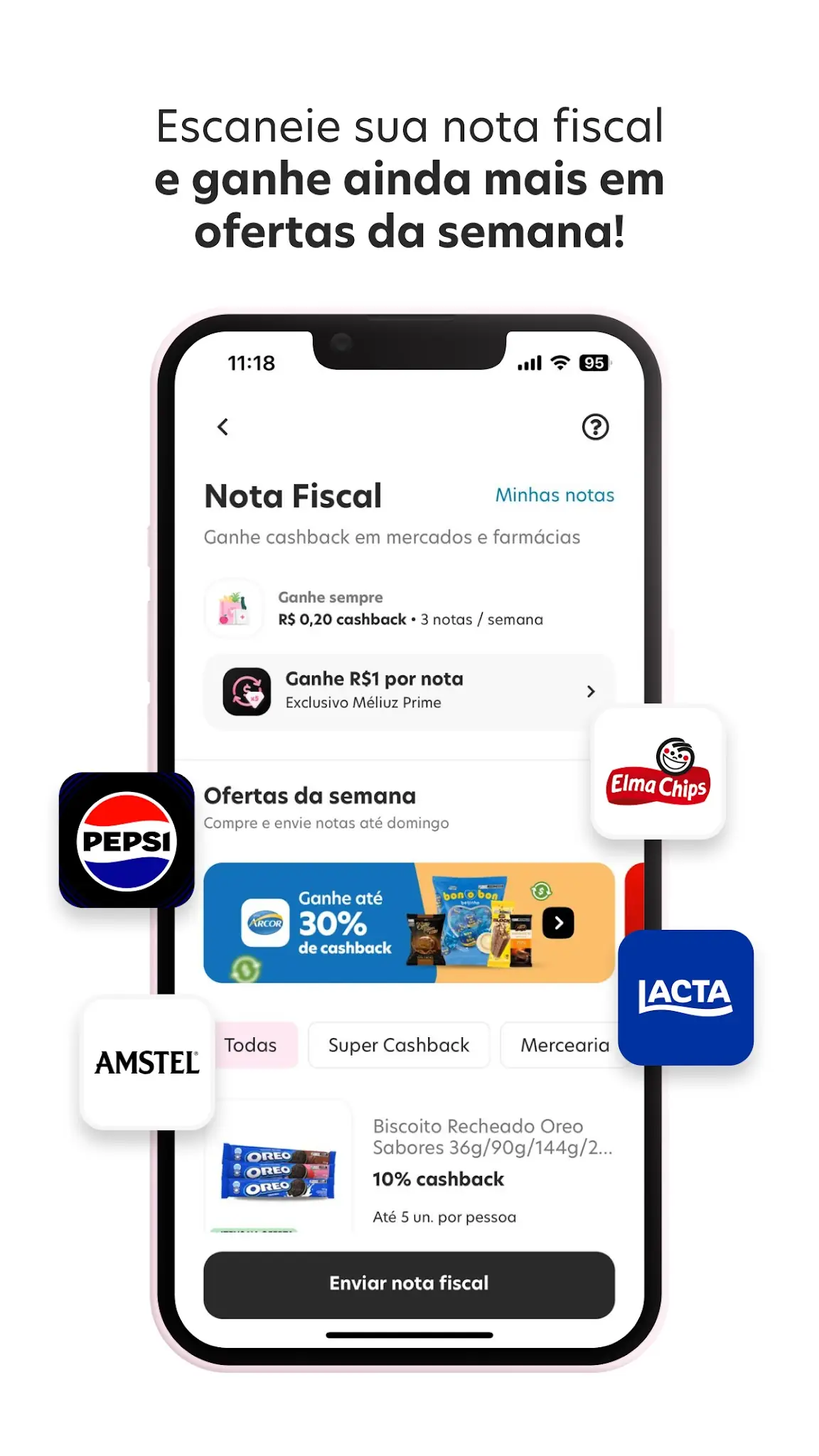 Скріншот Méliuz: Cashback e Nota Fiscal 2