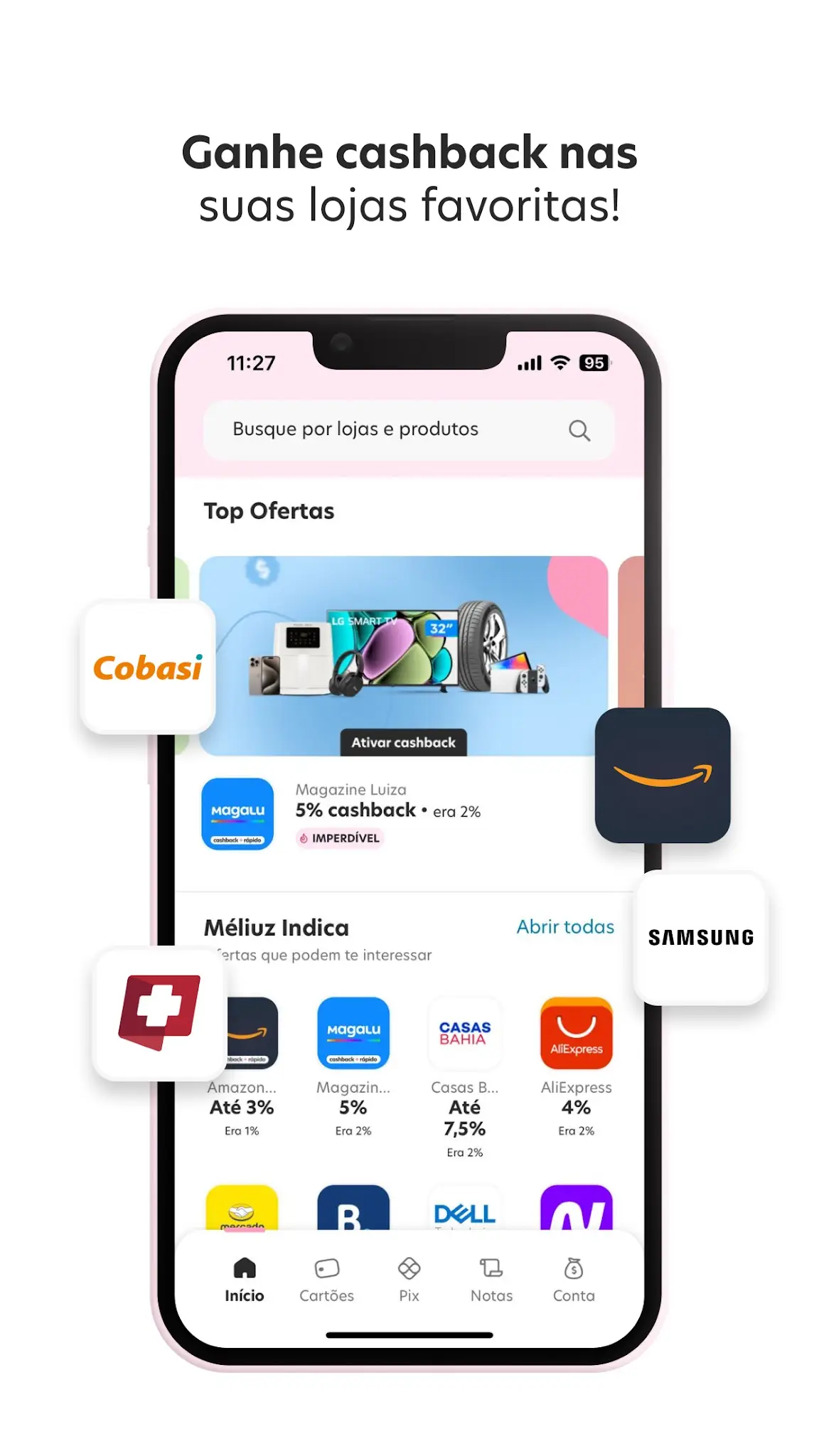 Скріншот Méliuz: Cashback e Nota Fiscal 3