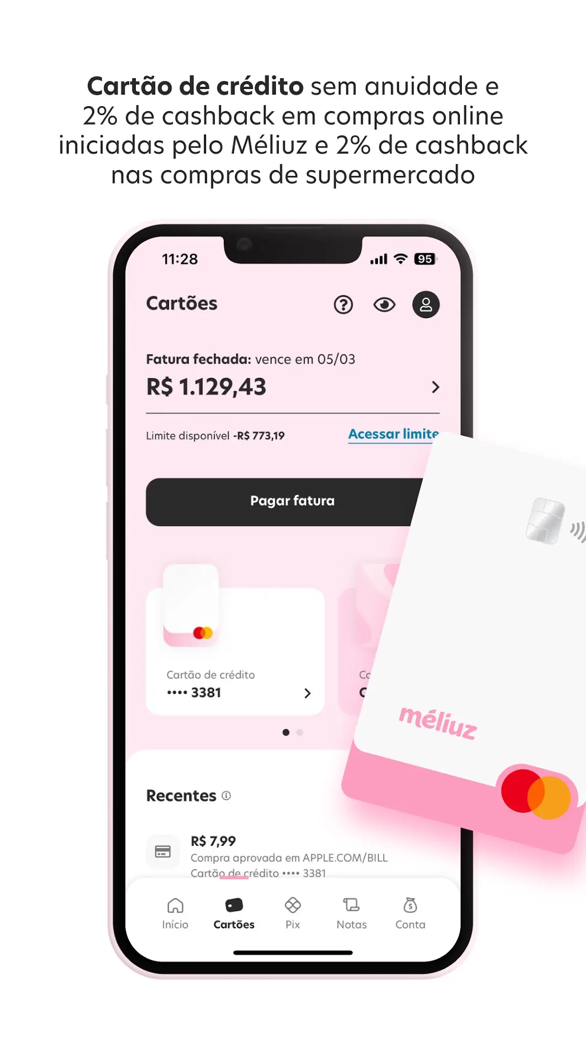 Скріншот Méliuz: Cashback e Nota Fiscal 4