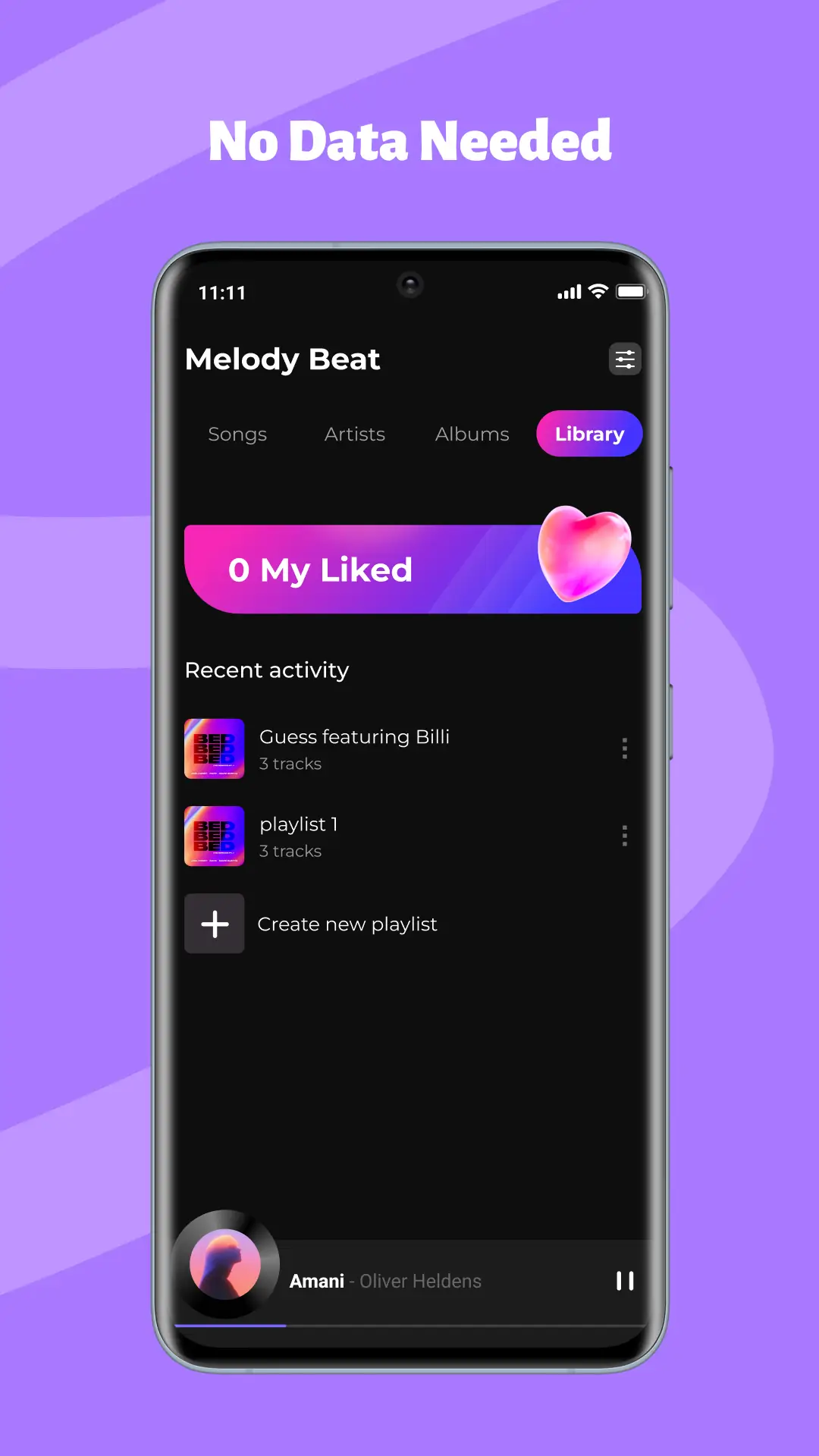 ภาพหน้าจอ Melody Beat - Offline Music 2