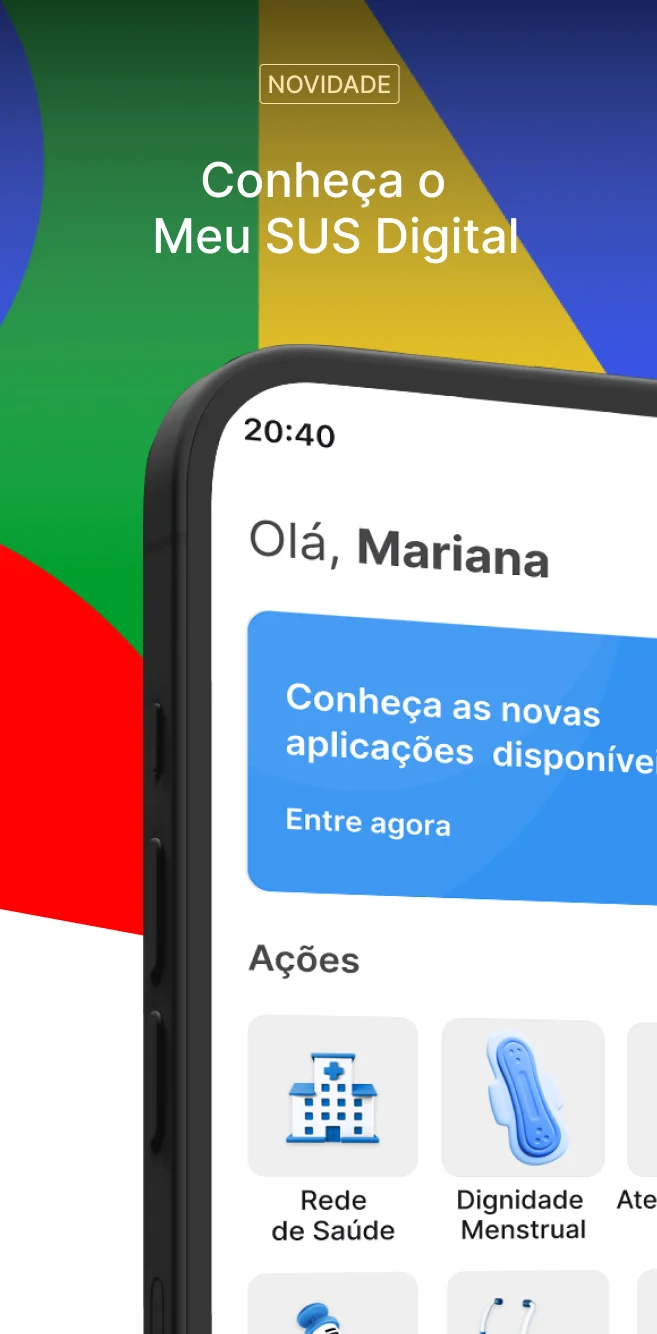 Captura de pantalla Meu SUS Digital 1