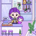Скачать Mia World: Аниме детские игры APK