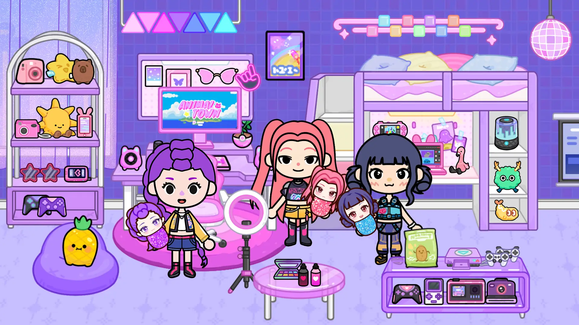 Tangkapan layar Mia World - Dress Up Life 1