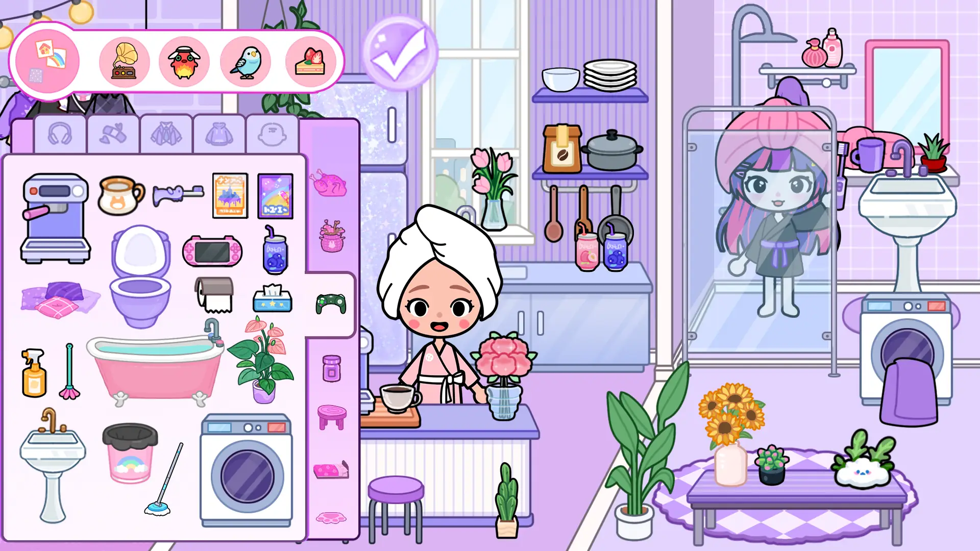 Tangkapan layar Mia World - Dress Up Life 3