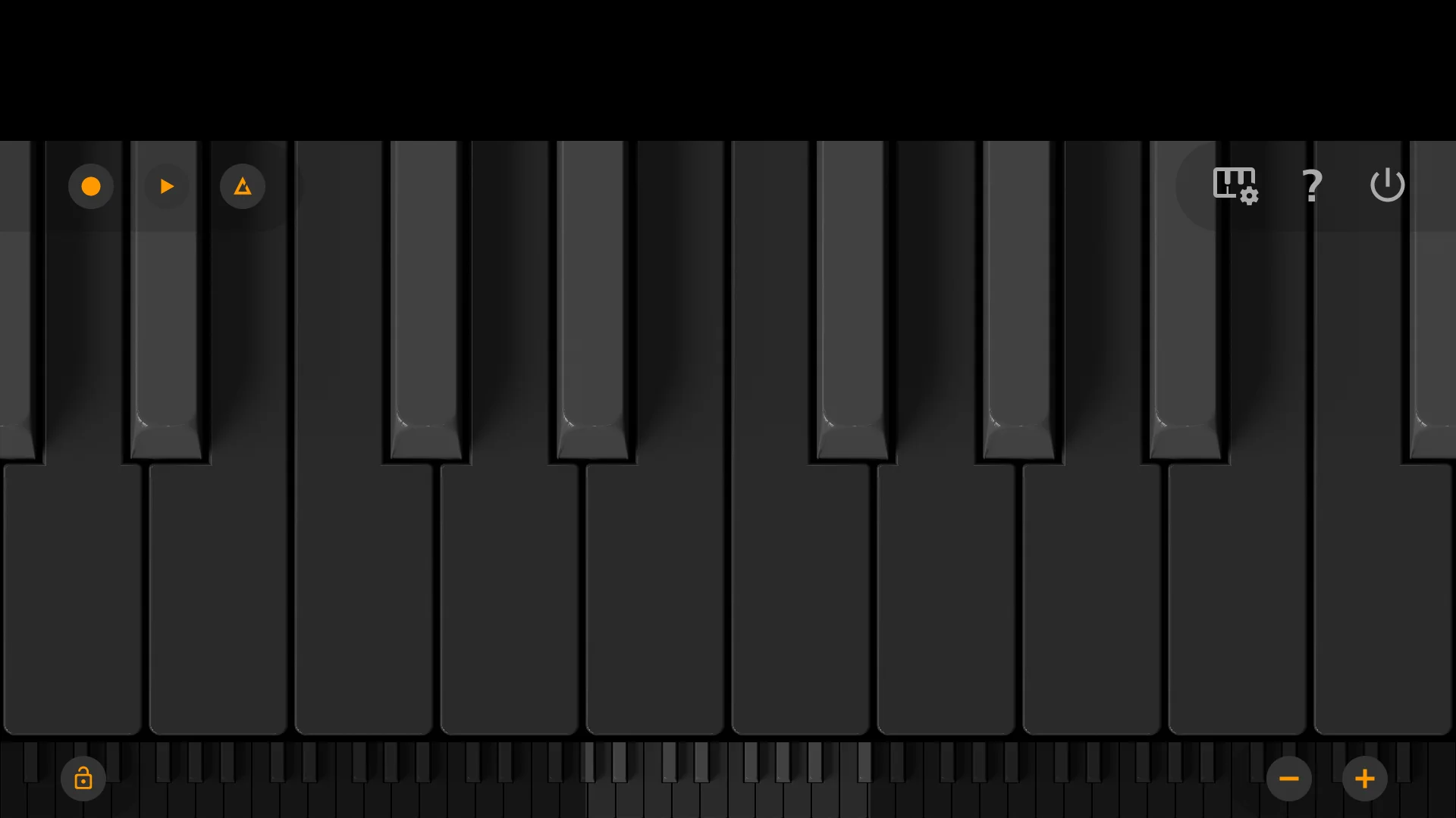 Mini Piano Lite képernyőkép 2