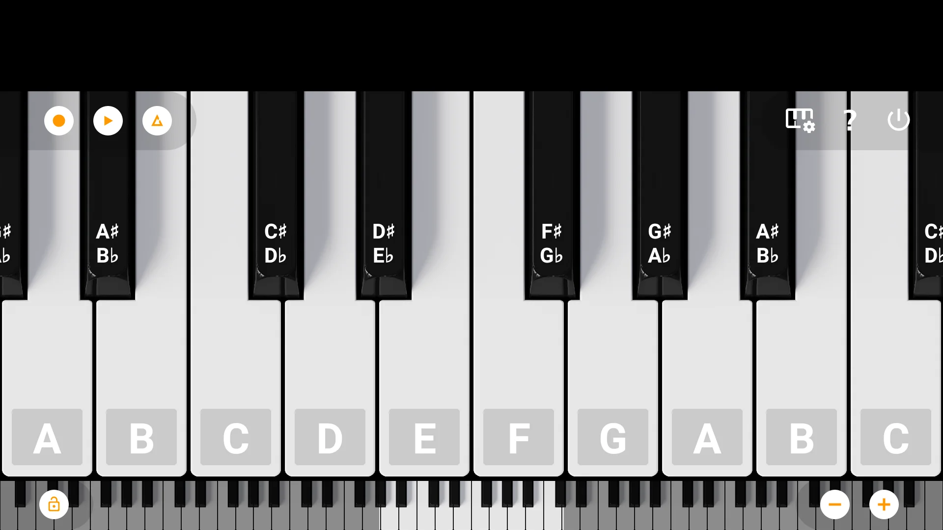 Mini Piano Lite képernyőkép 6