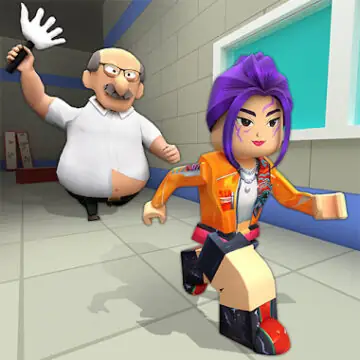 Monster School Breakout Obby Icoană