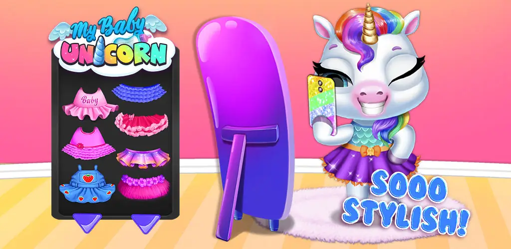 My Baby Unicorn - Pony Care képernyőkép 1