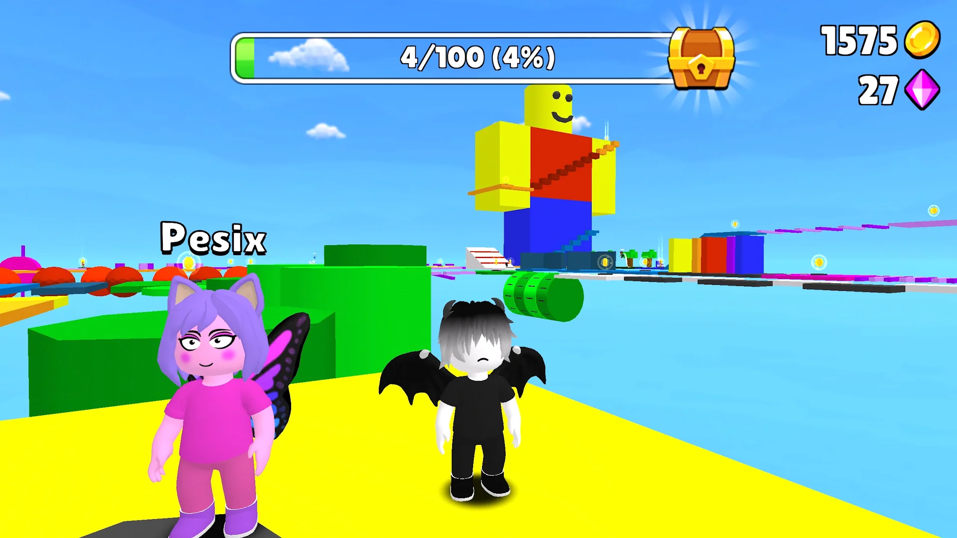 Снимка на екрана Obby Parkour: Runner Game 2