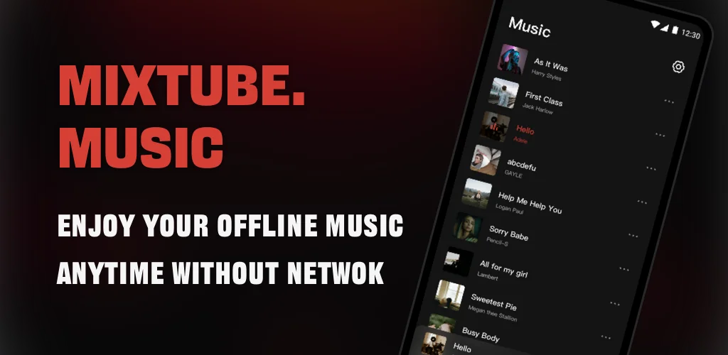 Offline Music Player - Mixtube aplikace obálka pro Android