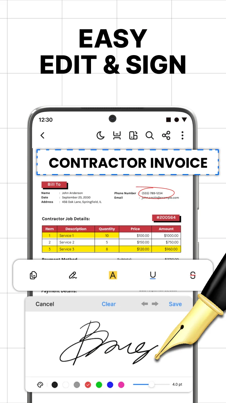Снимка на екрана PDF Reader - PDF Converter 3