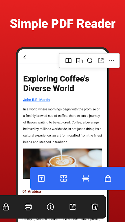 Screenshot PDF Reader - Editor & Viewer 2