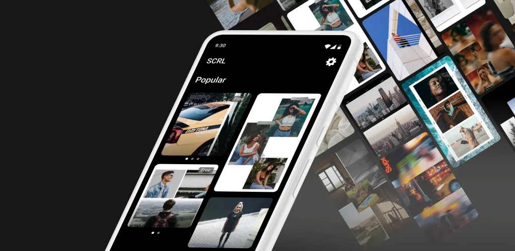 Photo Collage Maker: SCRL aplicația copertă pentru Android