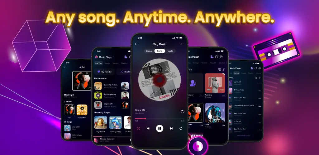 Play Music Files Offline App kb borítókép Androidhoz
