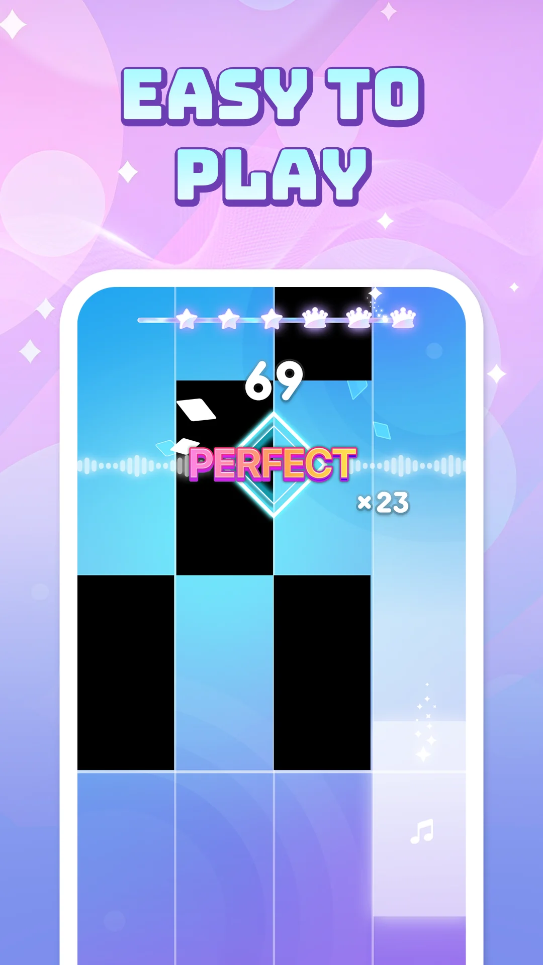 Schermata Pop Piano: Giochi Musica 3