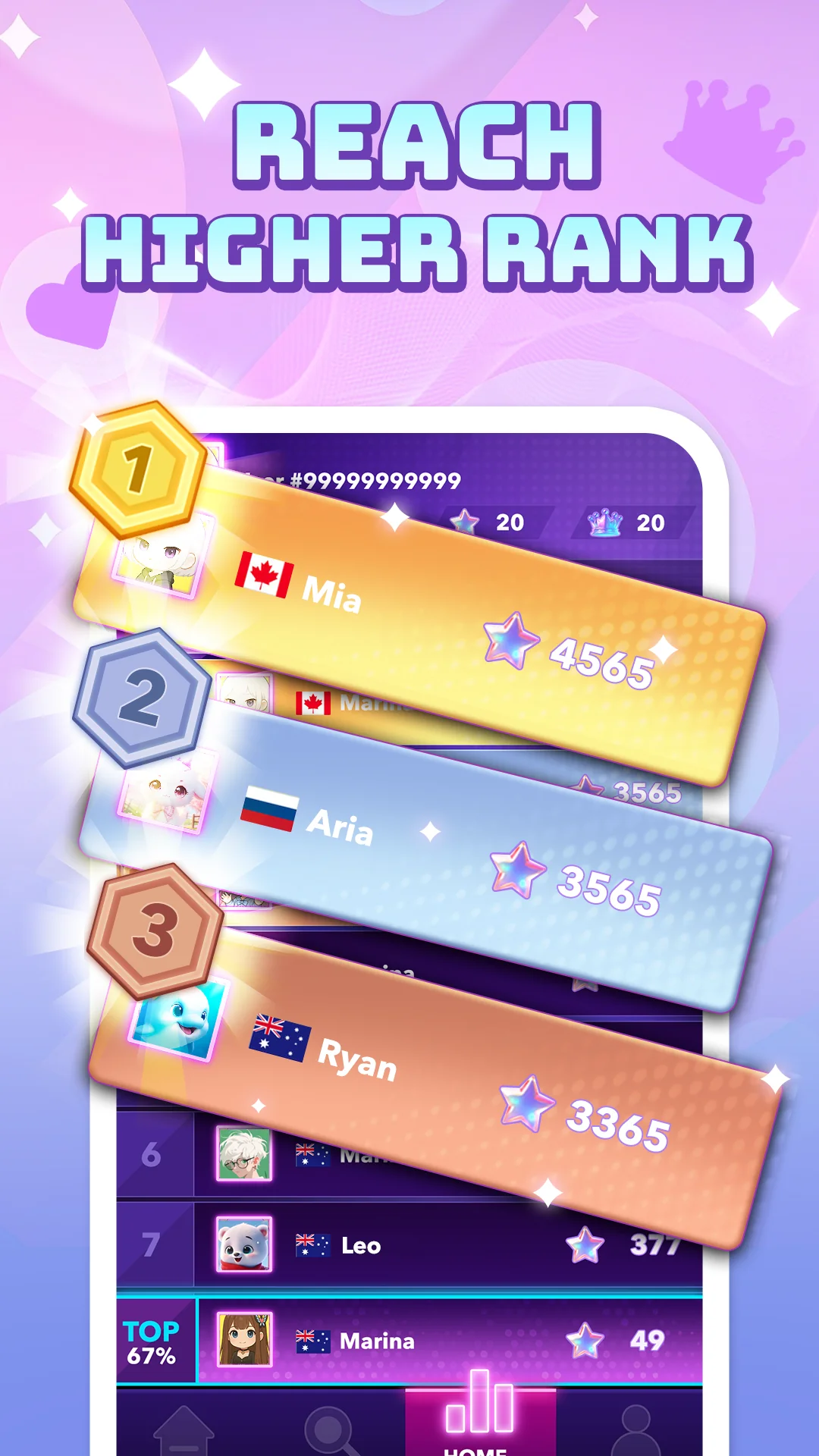 Schermata Pop Piano: Giochi Musica 6