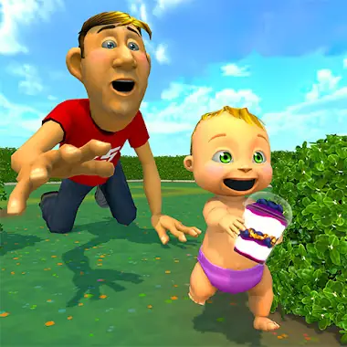 Rainbow Prank: Hide Daddy Icône