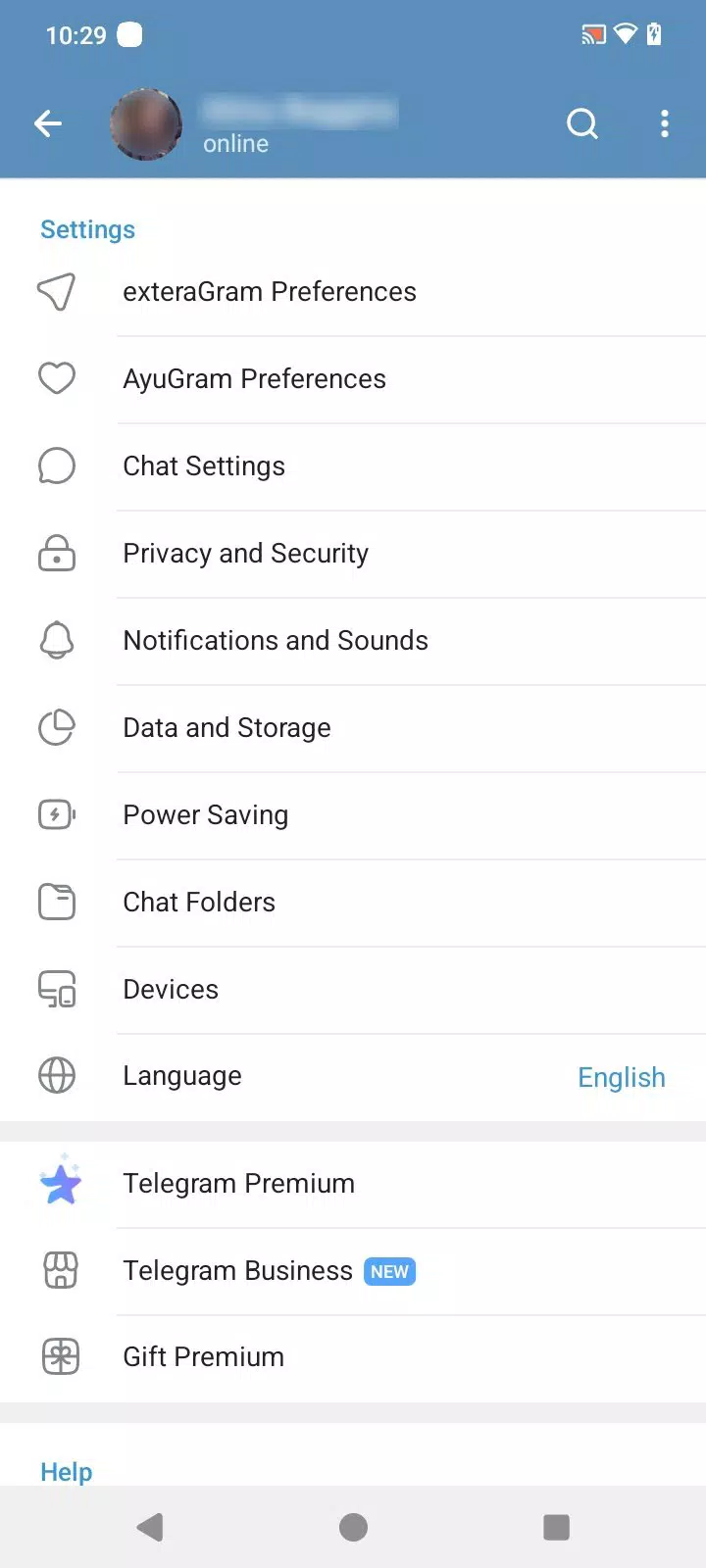 Screenshot AyuGram 3