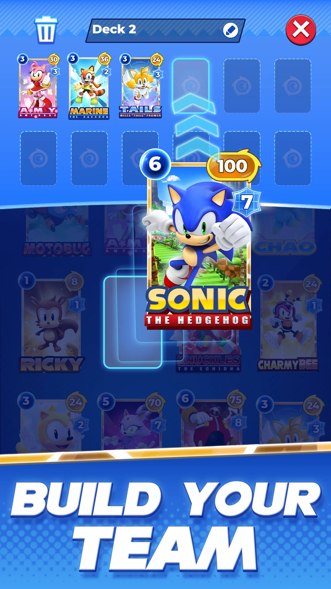 ภาพหน้าจอ Sonic Blitz 3