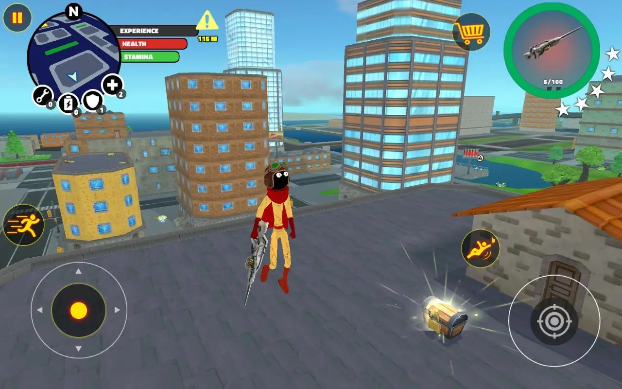 Captura de pantalla Stick Superhero 1